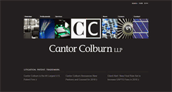 Desktop Screenshot of cantorcolburn.com